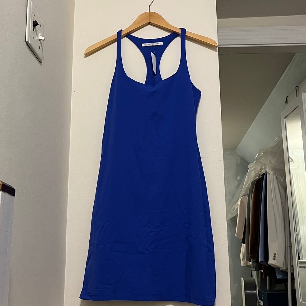 Susana Monaco new with tags, royal blue racerback bodycon minidress.